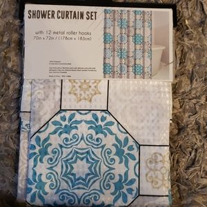 SALE⚡️NEW SHOWER CURTAIN SET